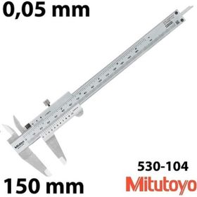 Mitutoyo 0-150 mm / 0.05 mm Verniyerli Mekanik Kumpas