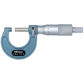 Mitutoyo 103-137 Hafif ve Atölye Tipi 0-25 mm Dış Çap Mikrometre