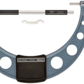 Mitutoyo 103-146-10 Hafif ve Atölye Tipi 225-250 mm Dış Çap Mikrometre