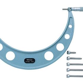 Mitutoyo 104-136A 150 mm Değiştirilebilir Uçlu Mikrometre Seti