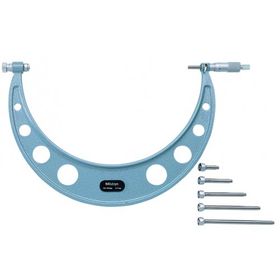 Mitutoyo 104-136A 150 mm Değiştirilebilir Uçlu Mikrometre Seti
