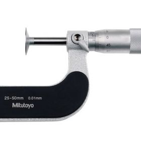 Mitutoyo 123-102 25-50 mm Disk Ölçüm Yüzeyli Özel Mikrometreler
