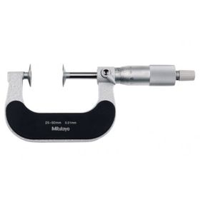 Mitutoyo 123-102 25-50 mm Disk Ölçüm Yüzeyli Özel Mikrometreler