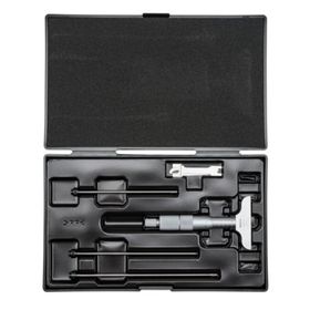 Mitutoyo 129-111 0-100 mm Ölçüm Aralıklı Değiştirilebilir Uçlu Derinlik Mikrometresi