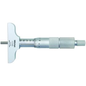 Mitutoyo 129-111 0-100 mm Ölçüm Aralıklı Değiştirilebilir Uçlu Derinlik Mikrometresi