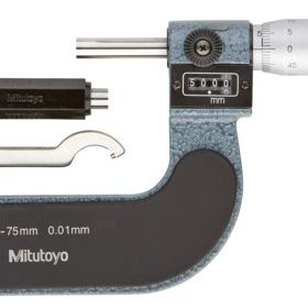 Mitutoyo 193-103 50-75 mm Hızlı ve Direkt Okuma için Numaratörlü Dış Çap Mikrometre