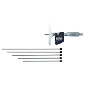 Mitutoyo 329-250-30 0-150 mm Ölçüm Aralığı Dijital Değiştirilebilir Uçlu Derinlik Mikrometresi