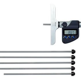 Mitutoyo 329-250-30 0-150 mm Ölçüm Aralığı Dijital Değiştirilebilir Uçlu Derinlik Mikrometresi