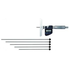 Mitutoyo 329-250-30 0-150 mm Ölçüm Aralığı Dijital Değiştirilebilir Uçlu Derinlik Mikrometresi