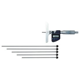 Mitutoyo 329-250-30 0-150 mm Ölçüm Aralığı Dijital Değiştirilebilir Uçlu Derinlik Mikrometresi