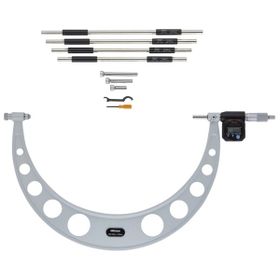 Mitutoyo 340-520 300-400 mm Değiştirilebilir Uçlu Dijital Dış Çap Mikrometre