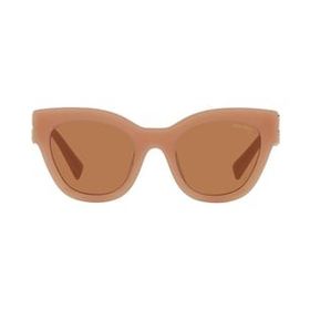Miu Miu 01YS 14H-2Z1 51 Kadın Somon Çekik Çerçeve Güneş Gözlüğü