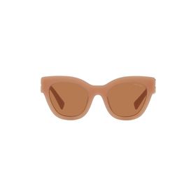 Miu Miu 01YS 14H-2Z1 51 Kadın Somon Çekik Çerçeve Güneş Gözlüğü
