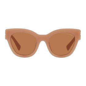 Miu Miu 01YS 14H-2Z1 51 Kadın Somon Çekik Çerçeve Güneş Gözlüğü