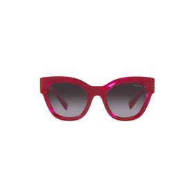 Miu Miu 01YS 16H09S 51 Bordo Çekik Çerçeve Kadın Güneş Gözlüğü