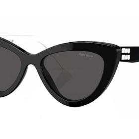 Miu Miu 04YS 10G5S0 54 Cat Eye Siyah Kadın Güneş Gözlüğü
