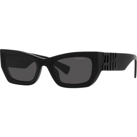 Miu Miu 0MU 09WS 53 Matte Black Dark Grey Kadın Güneş Gözlüğü