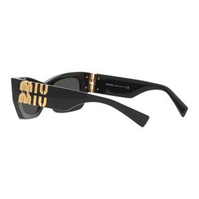 Miu Miu 0MU 09WS 53 Matte Black Dark Grey Kadın Güneş Gözlüğü