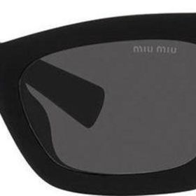 Miu Miu 0MU 09WS 53 Matte Black Dark Grey Kadın Güneş Gözlüğü