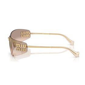 Miu Miu A51S 5AK20P 75 Yastık Gold Metal Kadın Güneş Gözlüğü