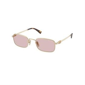 Miu Miu A53S ZVN40I 49 Kare Gold Metal Kadın Güneş Gözlüğü