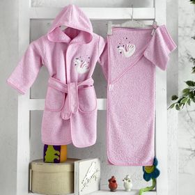 Mixibaby Bebek Bornoz Seti