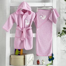 Mixibaby Bebek Bornoz Seti