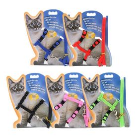 Mixpet 1x120 cm Düz Renk Kedi Göğüs Tasması
