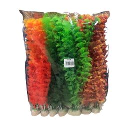 Mixpet 30 cm 10 Adet Plastik Yapay Akvaryum Bitkisi