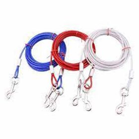 Mixpet 5 mm 5 mt Çelik Köpek Bahçe Bağlama Halatı