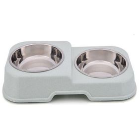 Mixpet Yeşil Kedi Köpek Çelik Kaseli Mama ve Su Kabı
