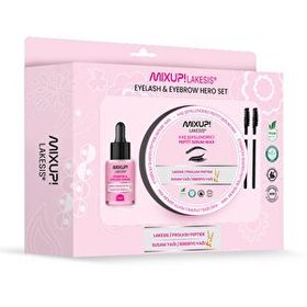 Mixup 50 ml Lakesis Kaş Kirpik Güçlendirici Peptit Serum 15 ml Şekillendirici Peptit Serum Wax