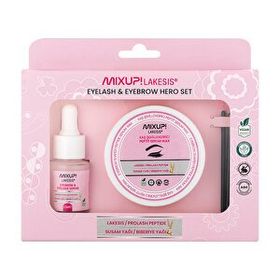 Mixup 50 ml Lakesis Kaş Kirpik Güçlendirici Peptit Serum 15 ml Şekillendirici Peptit Serum Wax