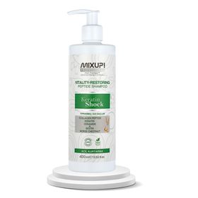 Mixup Acil Kurtarma Yıpranmış Saçlar İçin 400 ml Kolajen Peptit Keratin Ceramide Yüksek Kontrastlı Şampuan