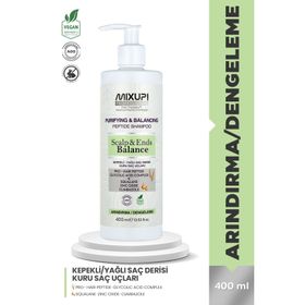 Mixup Kepekli ve Yağlı Saçlar İçin Sebum Dengeleyici 400 ml Prohair Peptit Glikolik Asit Kompleksi Şampuan