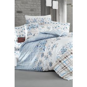 Mizalle Çift Kişilik Çiçekli 200 x 220 cm Nevresim Takımı