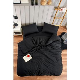 Mizalle Siyah Renkli Çift Kişilik 200 x 220 cm Nevresim Takımı