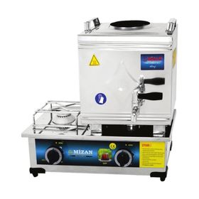Mizan 15'lik Doğalgazlı 10 lt 1 Demlikli Çay Kazanı Çay Ocağı