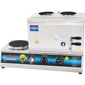 Mizan 19 Lt Elektrikli 2 Demlikli Vidalı Çay Ocağı Kazanı Makinesi