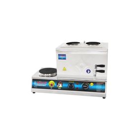 Mizan 19 Lt Elektrikli 2 Demlikli Vidalı Çay Ocağı Kazanı Makinesi