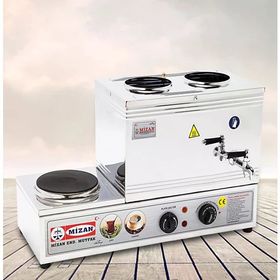 Mizan Mc206 20 Lt Çift Demlikli Elektrikli Çay Kazanı Pleytli Çay Ocağı