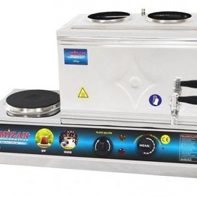 Mizan Mc206 20 Lt Çift Demlikli Elektrikli Çay Kazanı Pleytli Çay Ocağı
