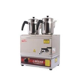 Mizan Mc216 20 Lt Çift Demlikli Pleytsiz Elektrikli Çay Kazanı 2 Adet Demlik Hediyeli Çay Ocağı
