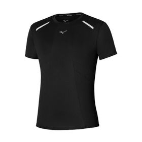 Mizuno Dry Aeroflow Tee Siyah Erkek T-Shirt