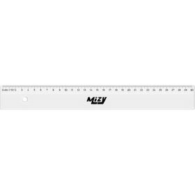Mizy Şeffaf Plastik 30 cm Cetvel