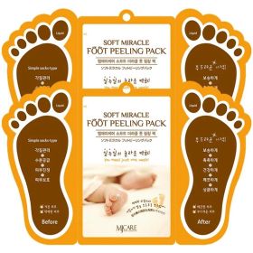Mjcare Soft Miracle Foot Peeling Pack Çorap Tipi 2'li Ayak Peeling Maskesi