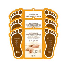 Mjcare Soft Miracle Foot Peeling Pack Çorap Tipi 3'lü Ayak Peeling Maskesi