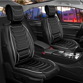 Mk Express Bmw 5 Serisi 523 Uyumlu Ön Arka 5 Li Set Miami Serisi Siyah Beyaz Oto Koltuk Kılıfı