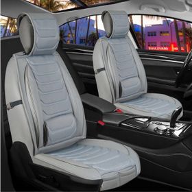 Mk Express Bmw 5 Serisi 528 Uyumlu Ön Arka 5 Li Set Miami Serisi Açık Gri Oto Koltuk Kılıfı