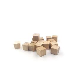 Mk Model 25x25 mm 16 Adet Maket Ihlamur Ahşap Küp